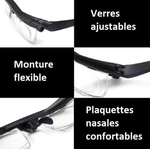 Lunettes de vue réglables